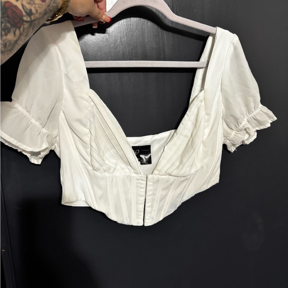 Elegant White Women's Top